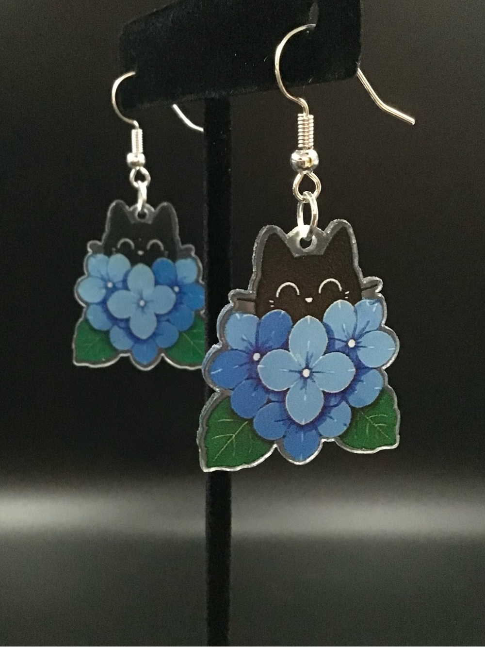 Flower Cats 3 Earrings